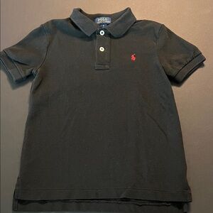 Polo by Ralph Lauren Boys Polo Shirt in Black with Red Logo